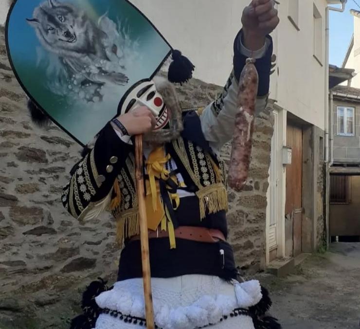 Felo no Entroido de Carguizoi, en Maceda / Instagram @carguizoi