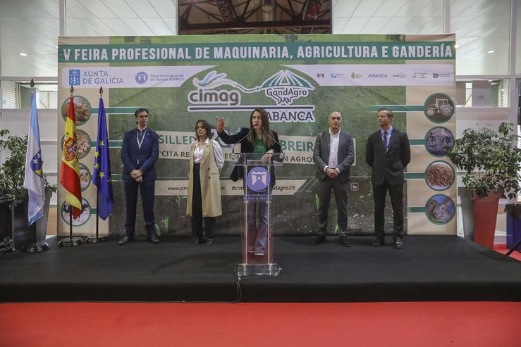 A conselleira do Medio Rural, María José Gómez durante a presewntación de quinta edición da feira agropecuaria Cimag-Gandagro. XUNTA DE GALICIA / Europa Press