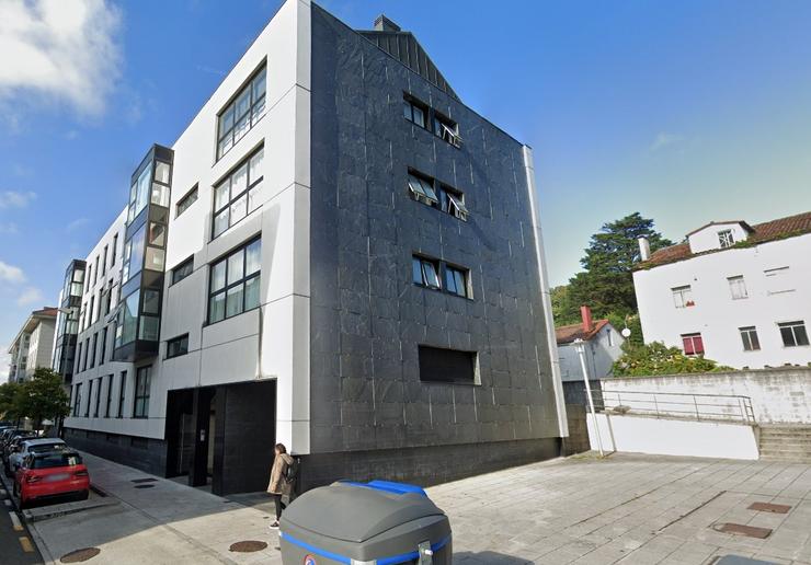 Edificio que tivo que ser desaloxado no barrio de Santa Marta / Google Street View
