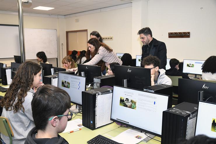 Proba piloto do IES O Couto, en Ourense / XUNTA