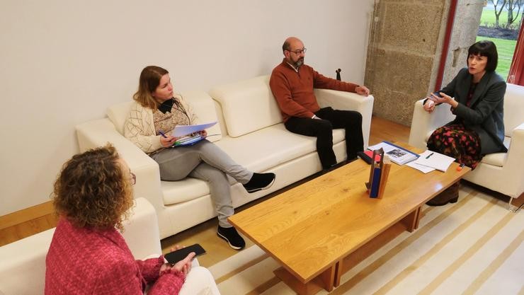 Reunión de Ana Pontón con Down Galicia / BNG