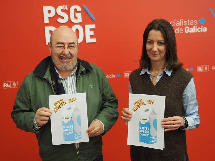 Roberto García e Lara Méndez / PSDEG