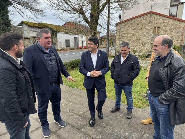 O delegado do Goberno, Pedro Branco, en Toques.. DELEGACIÓN DO GOBERNO / Europa Press