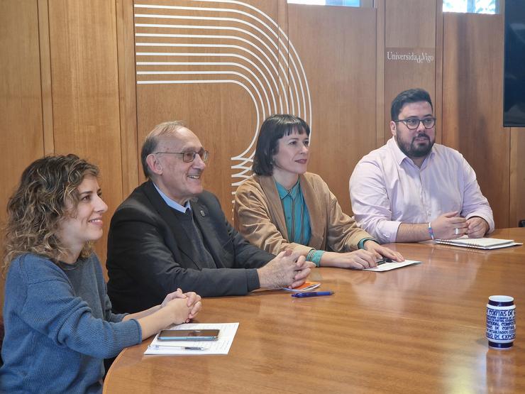 Reigosa e Pontón no encontro deste venres.. PEDRO DAVILA-EUROPA PRESS / Europa Press