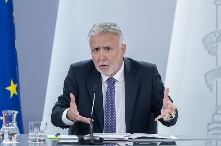 Arquivo - O ministro de Política Territorial e Memoria Democrática, Anxo Víctor Torres, durante unha rolda de prensa posterior ao Consello de Ministros, no Complexo da Moncloa, a 7 de xaneiro de 2025, en Madrid (España.. Alberto Ortega - Europa Press - Arquivo / Europa Press