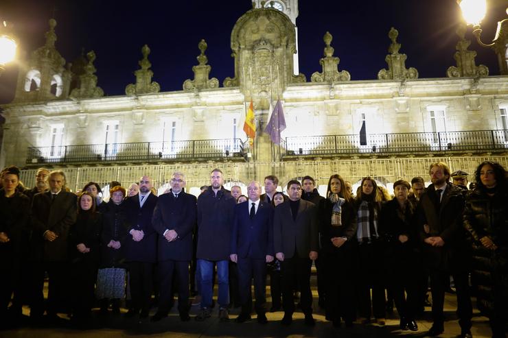 Na o Concello, mesa de condolencias e minuto de silencio tras o repentino falecemento esta mañá da alcaldesa de Lugo, Paula Alvarellos.. CARLOS CASTRO/EUROPA PRESS / Europa Press