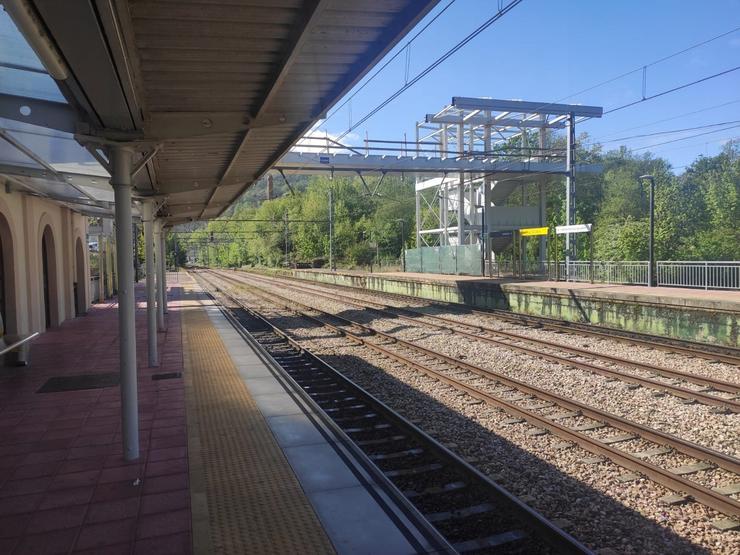 Estación de tren en Siero, Renfe, Feve, mobilidade. EUROPA PRESS - Arquivo