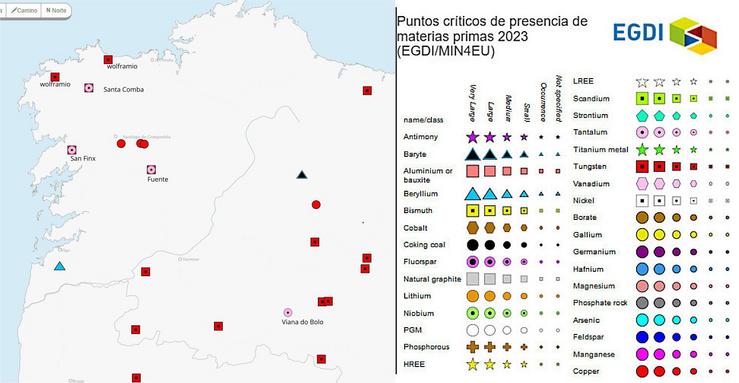 Materias primas mineiras en Galicia / EGDI/ARCO IRIS 