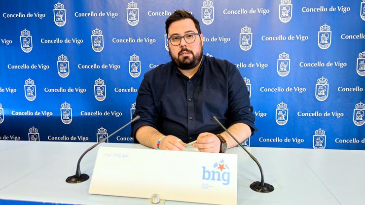 O portavoz do grupo municipal do BNG en Vigo, Xabier Pérez Igrexas / BNG