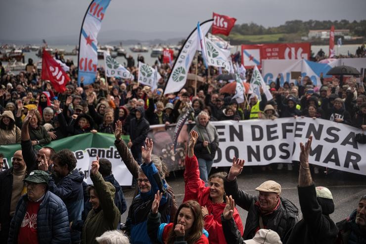 Manifestación contra Altri / Elena Fernández -