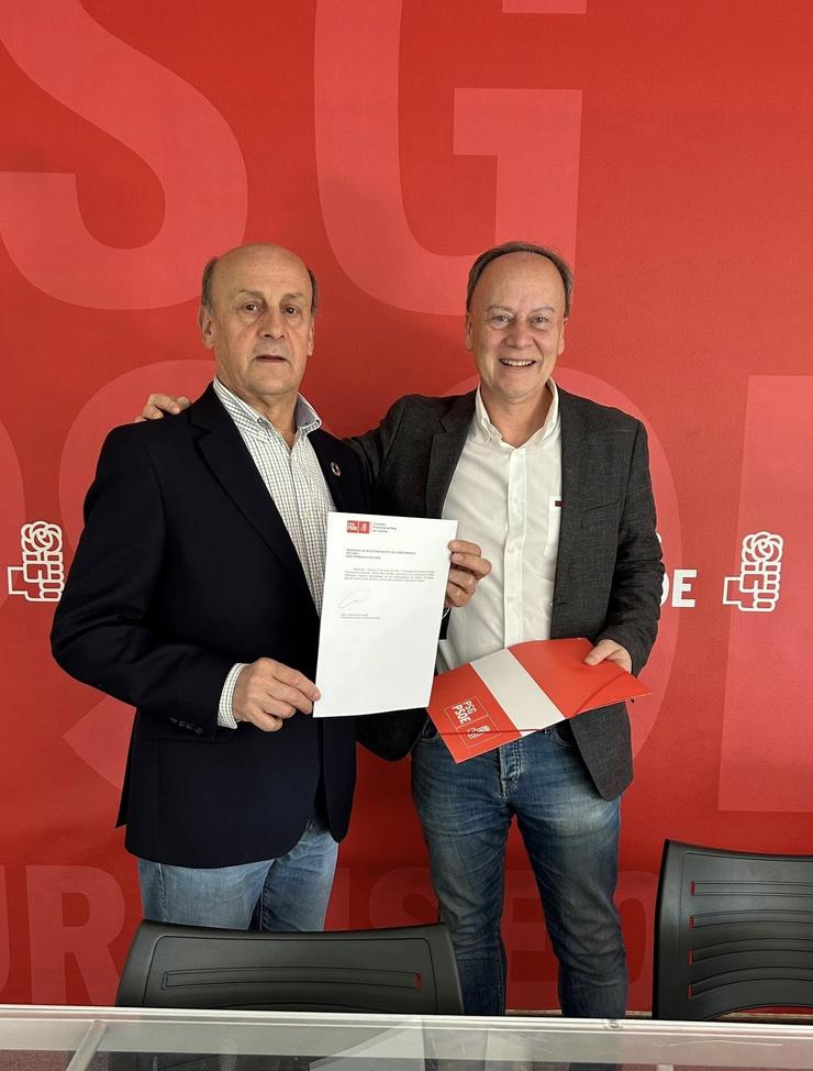 O actual secretario xeral do PSdeG en Ourense, Rafael Rodríguez Villarino, presenta o seu precandidatura para revalidar o cargo. RODRÍGUEZ VILLARINO / Europa Press