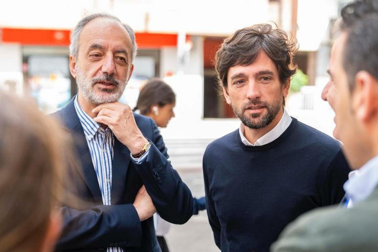 Os eurodeputados do PPdeG, Francisco Millán Mon e Adrián Vázquez.. PPDEG / Europa Press