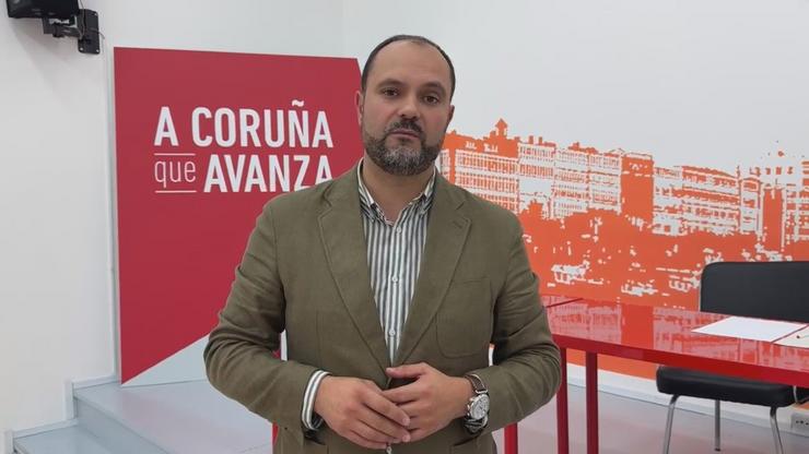 Bernardo Fernández presenta o seu precandidatura para revalidar a Secretaría Xeral do PSOE coruñés / REMITIDA SOCIALISTAS