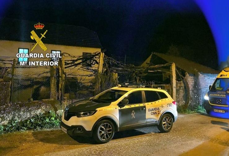 Localizada con síntomas de hipotermia unha muller de 62 anos desaparecida este domingo en Mos (Pontevedra).. GARDA CIVIL / Europa Press
