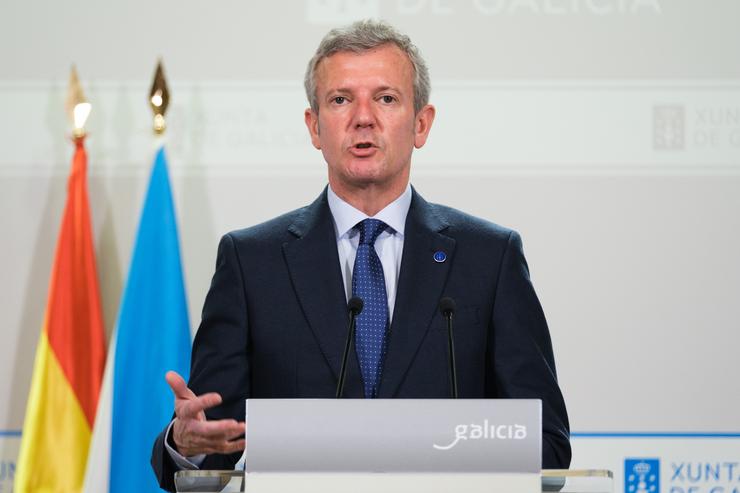 O presidente da Xunta, Alfonso Rueda, tras o Consello do 3 de marzo de 2025 / XUNTA