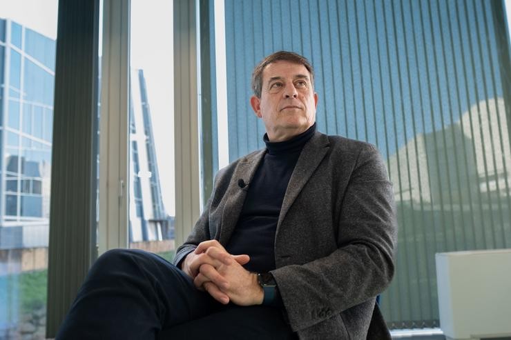 Arquivo - O secretario xeral do PSOE de Galicia, José Ramón Besteiro, durante unha entrevista para Europa Press, a 17 de xaneiro de 2025, en Santiago de Compostela, A Coruña, Galicia (España). Besteiro é secretario xeral do PSdeG desde o 2013 e dipu. César Arxina - Europa Press - Arquivo / Europa Press