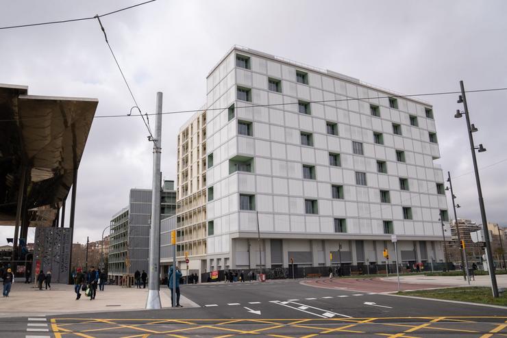 Novo edificio de vivendas da Illa Glòries, que será habitable a partir deste verán. CONCELLO DE BARCELONA / Europa Press