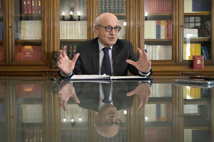 O fiscal superior de Galicia, Fernando Suanzes, nunha entrevista a Europa Press. M. DYLAN / Europa Press