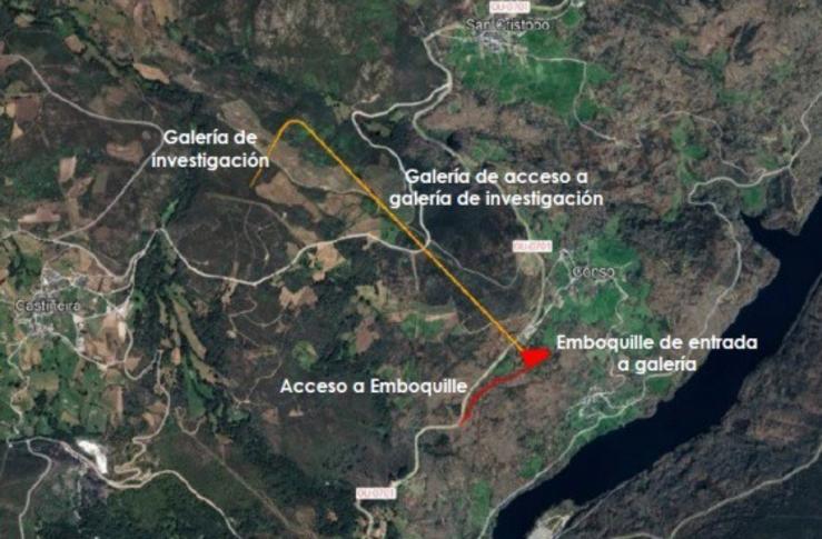 Unha das imaxes que recolle o informe sobre o megaproxecto de Iberdrola en Vilariño de Conso / CAPTURA - E.P.
