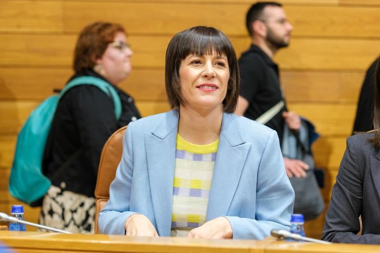 A portavoz nacional do BNG, Ana Pontón, durante o debate sobre o Estado da Autonomía, a 23 de abril de 2025, en Santiago de Compostela, A Coruña, Galicia.. César Martínez - Europa Press