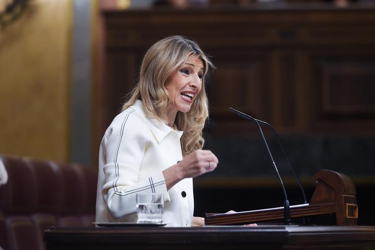 Arquivo - A vicepresidenta segunda e ministra de Traballo, Yolanda Díaz.. Gustavo Valente - Europa Press - Arquivo / Europa Press
