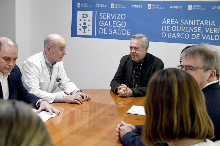 O conselleiro de Sanidade, Antonio Gómez Caamaño, visita o Complexo Hospitalario Universitario de Ourense (CHUO).. XUNTA / Europa Press