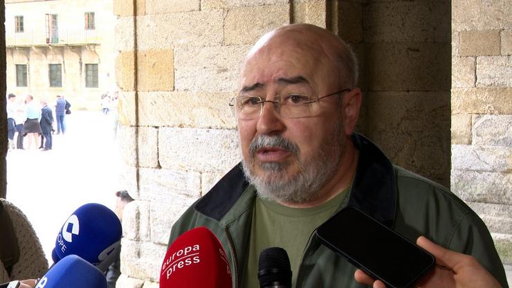 O secretario xeral de Unións Agrarias-UPA, Roberto García, en declaracións aos medios / Europa Press