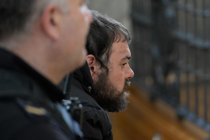 O condenado polo crime de Velle en Ourense durante a vista de apelación no TSXG / M. Dylan - Arquivo
