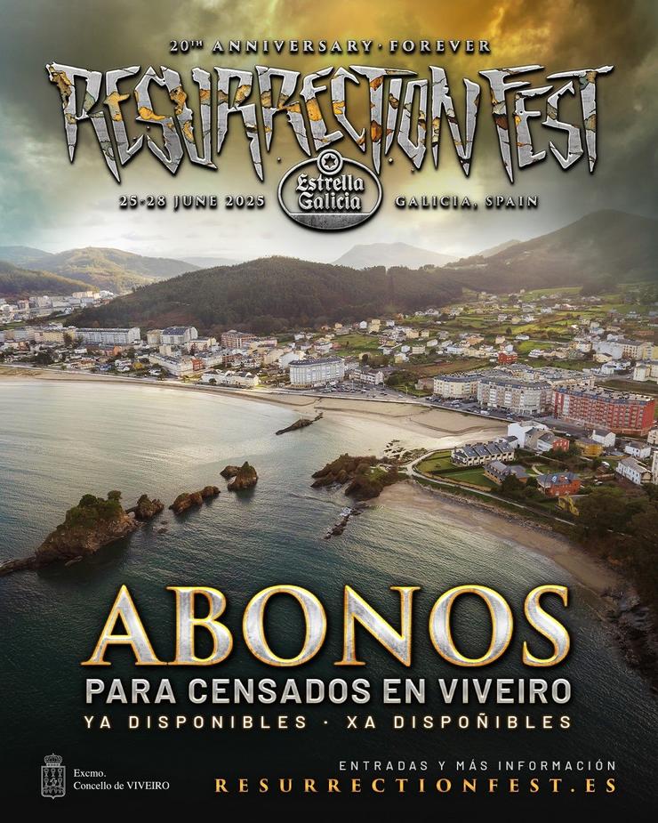 Os abonos do Resurrection Fest para censados en Viveiro saen á venda este mércores / RESURRECTION FEST