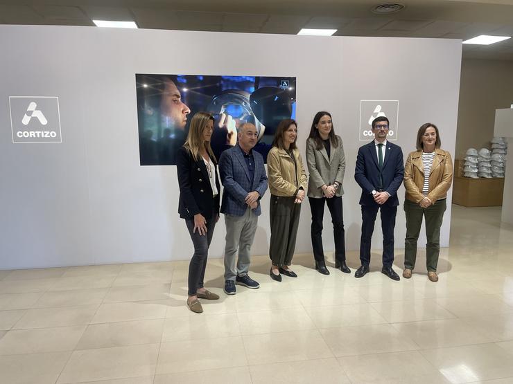 A conselleira de Medio Ambiente e Cambio Climático, Anxos Vázquez, visita as instalacións de Aluminios Cortizo / XUNTA DE GALICIA / Europa Press