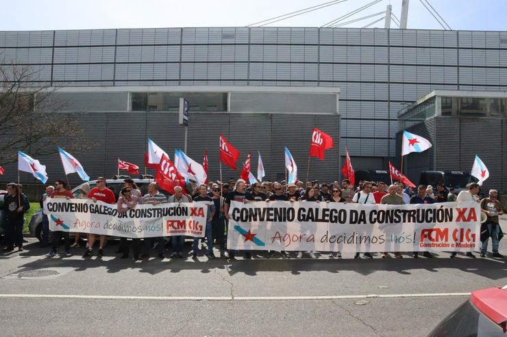 Protesta de CIG Construción / CIG