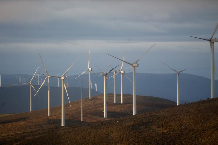 Arquivo - Un parque eólico, a 28 de marzo de 2025, en Muras, Lugo, Galicia (España).. Carlos Castro - Europa Press - Arquivo / Europa Press