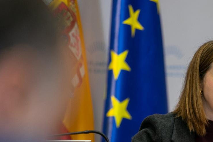 A directora xeral de Pesca, Acuicultura e Innovación Tecnolóxica, Patricia García, presenta o balance das accións de promoción dos produtos pesqueiros levadas a cabo no ano 2024 / ANA VARELA