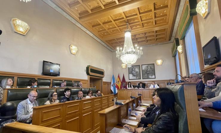 Pleno extraordinario do Concello de Santiago. / Europa Press