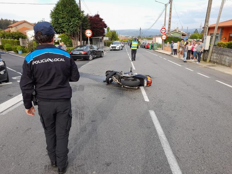 Accidente  en Sada. CONSORCIO PROVINCIAL CONTRAINCENDIOS E SALVAMENTO 