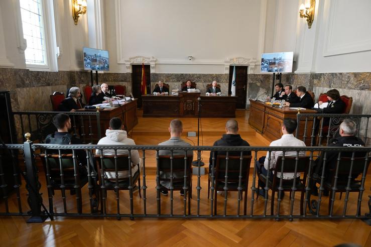 Vista de apelación no TSXG tras os recursos presentados polas defensas dos condenados polo crime de Samuel Luiz. M. Dylan - Europa Press / Europa Press