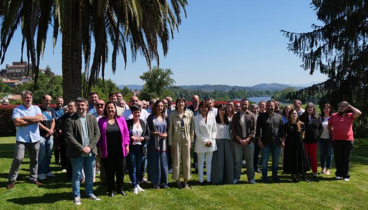 Reunión interparlamentaria do BNG en Tui baixo a lema 'Ou río Miño transfronteirizo: un espazo estratéxico para Galicia'. BNG 
