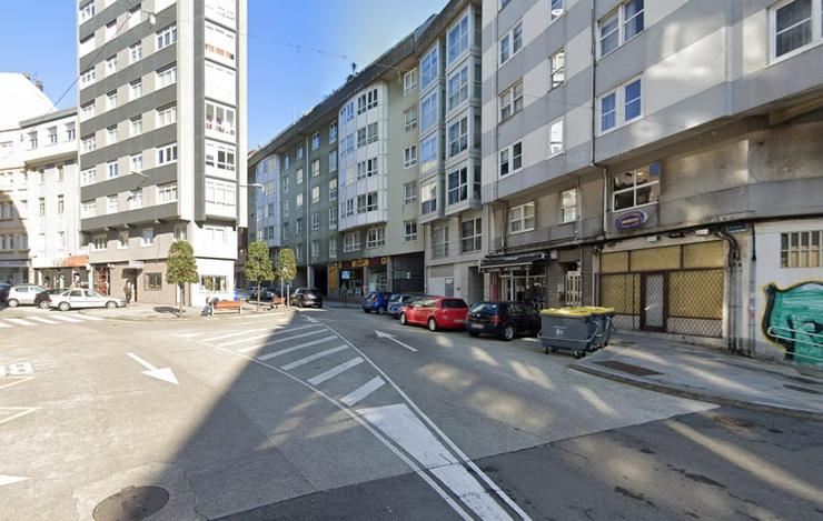 Rúa de Francisco Vales Villamarín, na Coruña / Google Street View