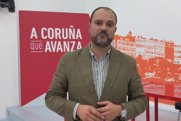 O secretario provincial do PSdeG e alcalde de Pontedeume, Bernando Fernández Piñeiro / Cedida