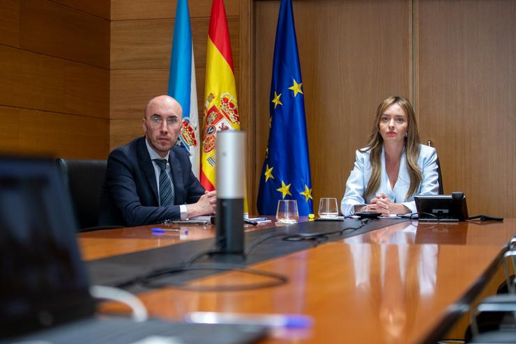 A conselleira de Política Social e Igualdade, Fabiola García, participa na Conferencia Sectorial. ANA VARELA 