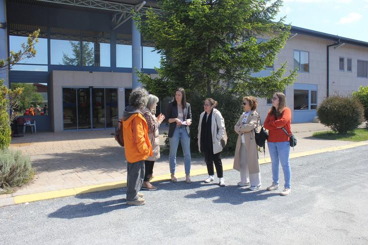 A deputada do Bloque Nacionalista Galego no Parlamento Galego Olalla Rodil, visita a residencia de maiores de Castro de Ribeiras de Lea (Lugo). BNG / Europa Press