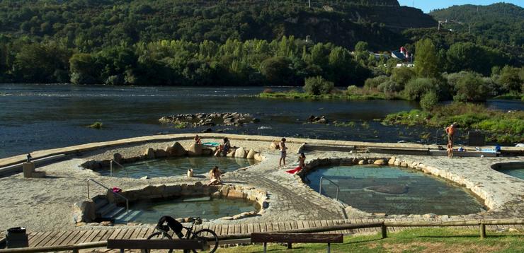 Pozas de Muíño da Veiga, en Ourense 