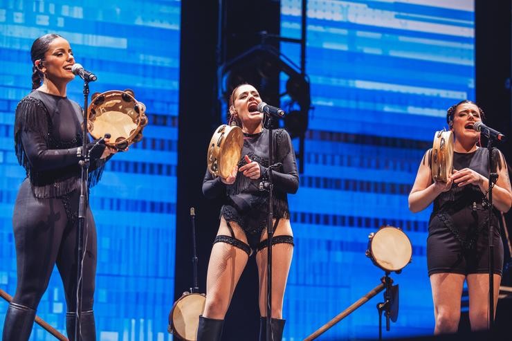 Arquivo - Aida Tarrío e Olaia e Sabela Maneiro, integrantes do grupo musical Tanxugueiras. RAG - Arquivo 