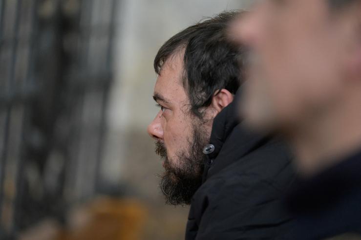 O condenado polo crime de Velle durante a vista de apelación contra a sentenza do crime de Velle imposta pola Audiencia Provincial de Ourense.. M. Dylan - Europa Press 