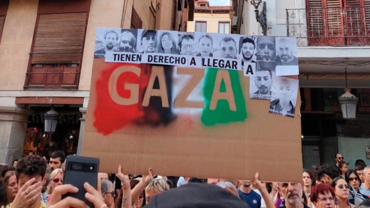 Piden a liberación de activistas que ían entregar axuda humanitaria a Gaza e foron retidos en Exipto por orde de Israel 