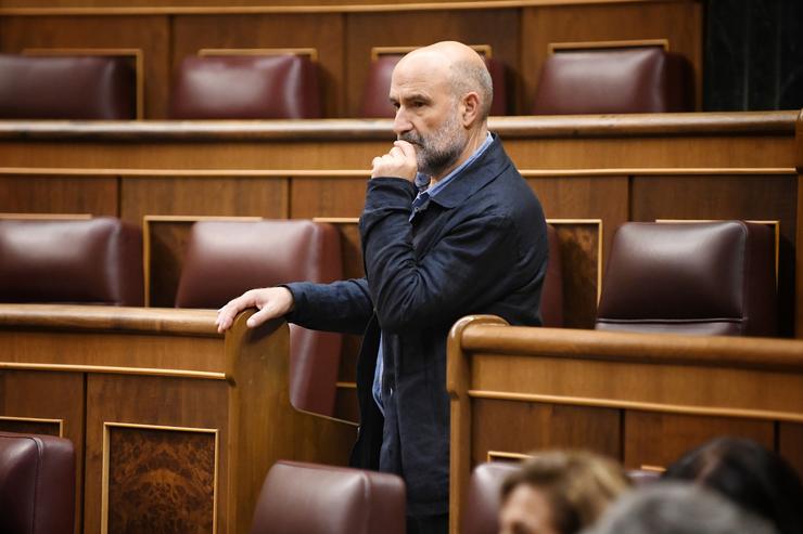 O deputado de BNG, Néstor Rego, durante un pleno no Congreso dos Deputados, a 10 de xuño de 2025, en Madrid / Fernando Sánchez - Arquivo