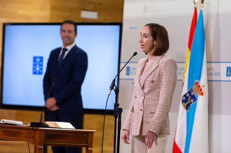 Patricia García Sánchez, na súa toma de posesión como directora xeral de Pesca en xaneiro de 2025 / XUNTA - Arquivo