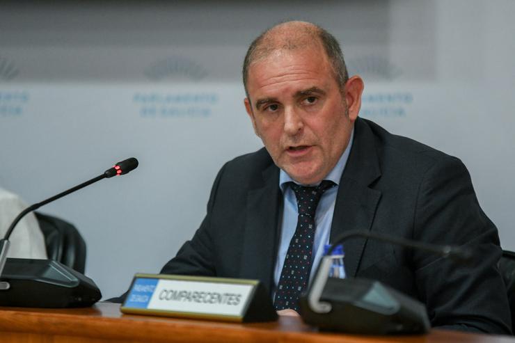 O director xeral de Asistencia Sanitaria do Servizo Galego de Saúde, Alfredo Silva,no Parlamento 