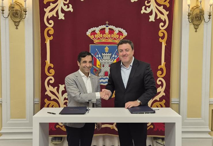 O alcalde de Ferrol, José Manuel Rei Varela, e o presidente da Deputación da Coruña, Valentín González Formoso.. CONCELLO DE FERROL 