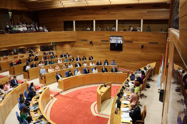 Pleno do Parlamento de Galicia 